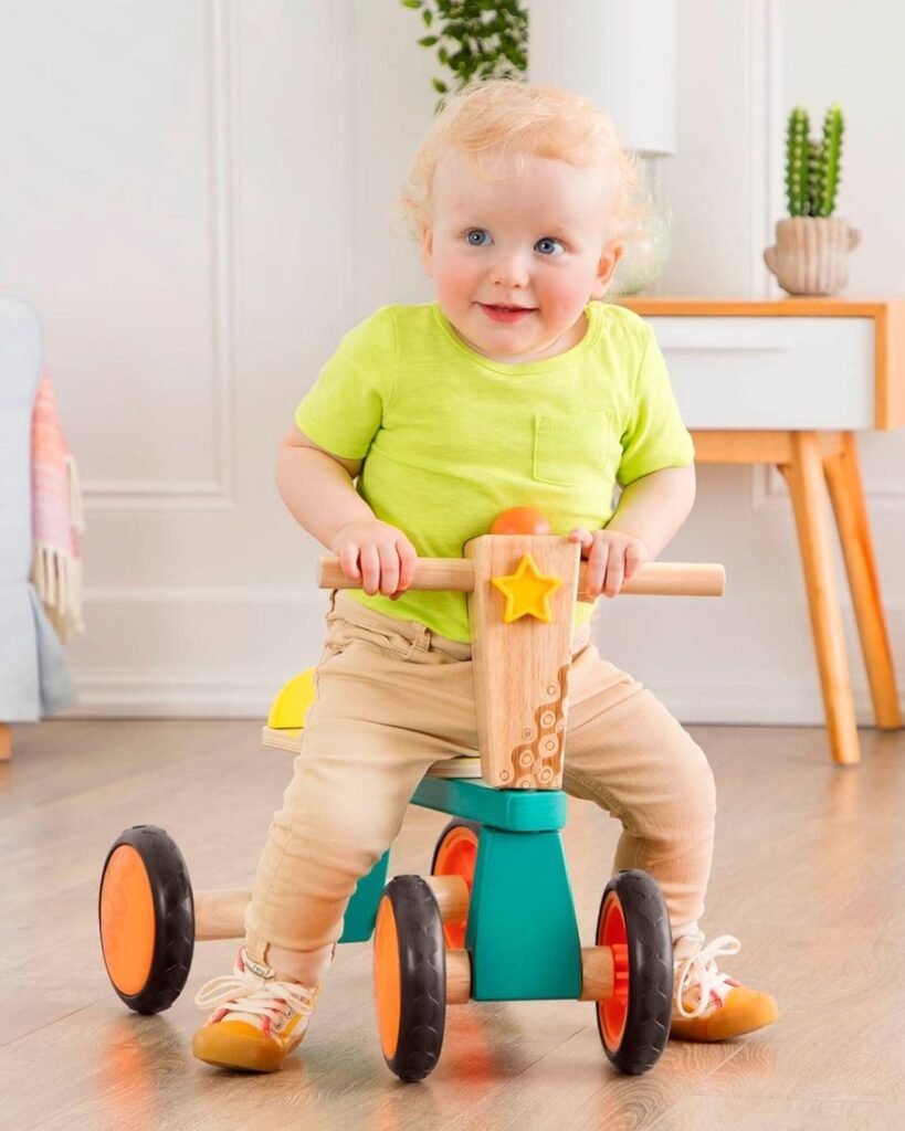 bicicleta madera sin pedales